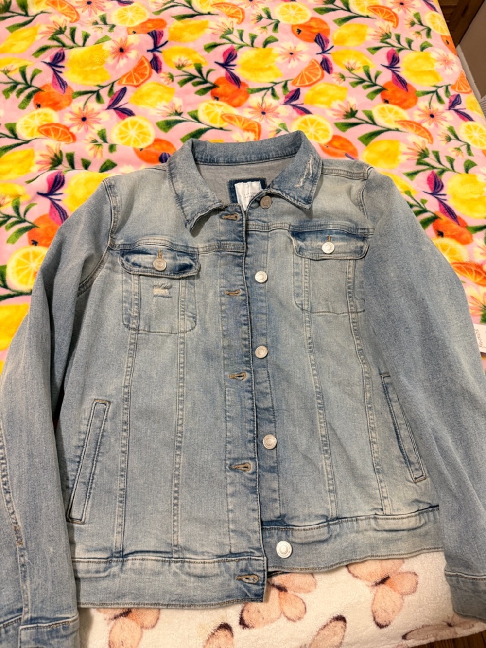 LC Lauren Conrad Light Blue Denim Jacket